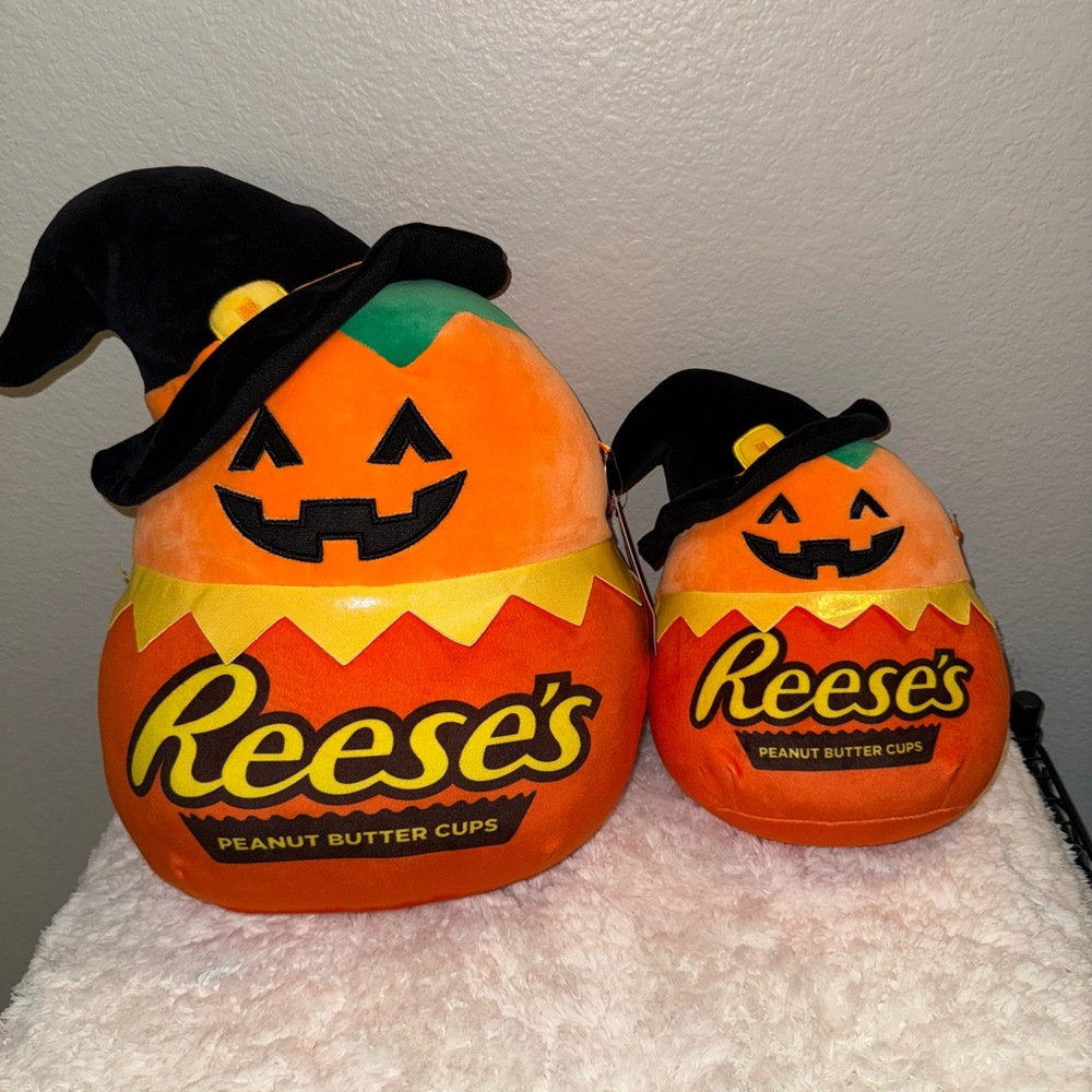 Squishmallow PAIGE The Pumpkin Reeses Peanut Butter Cups Halloween